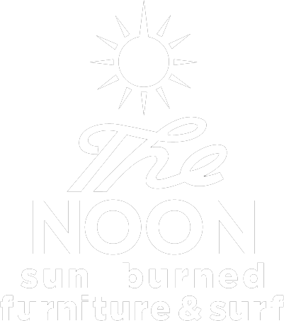 the NOON sun burned furniture and surf